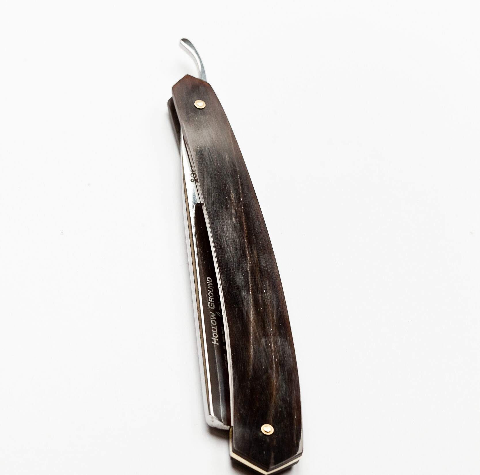 Brass Wedge and Ox Horn Straight Razor ShaveSmith