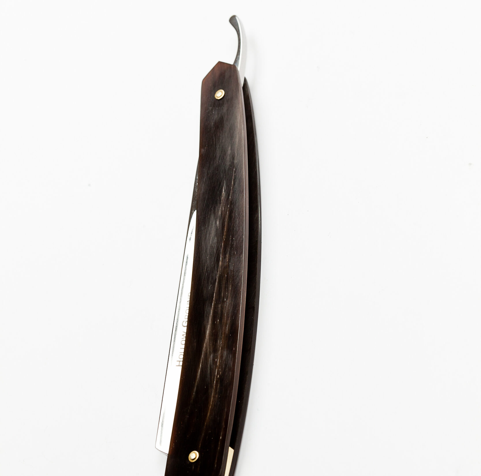 Brass Wedge and Ox Horn Straight Razor ShaveSmith