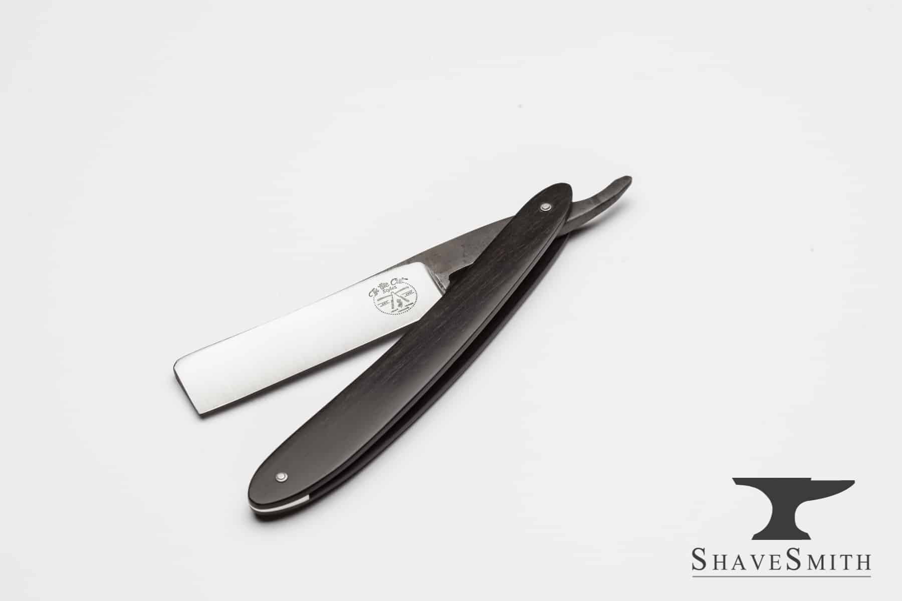 Custom Straight Razor With Ebony and Sterling Silver (6 of 6)