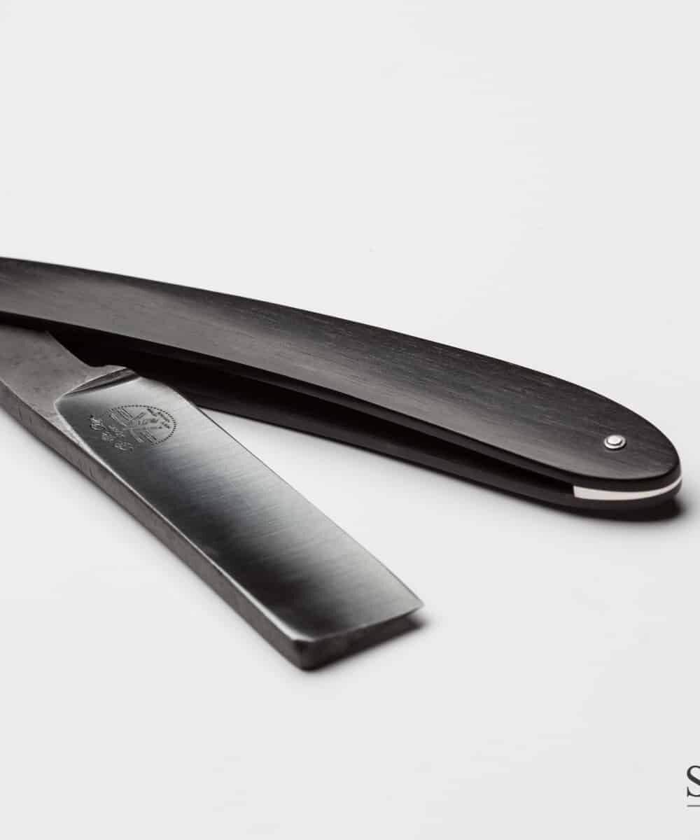 Custom Straight Razor With Ebony and Sterling Silver (6 of 6)