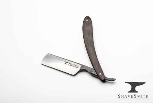7/8ths in Wenge and Fine Silver Custom Straight Razor