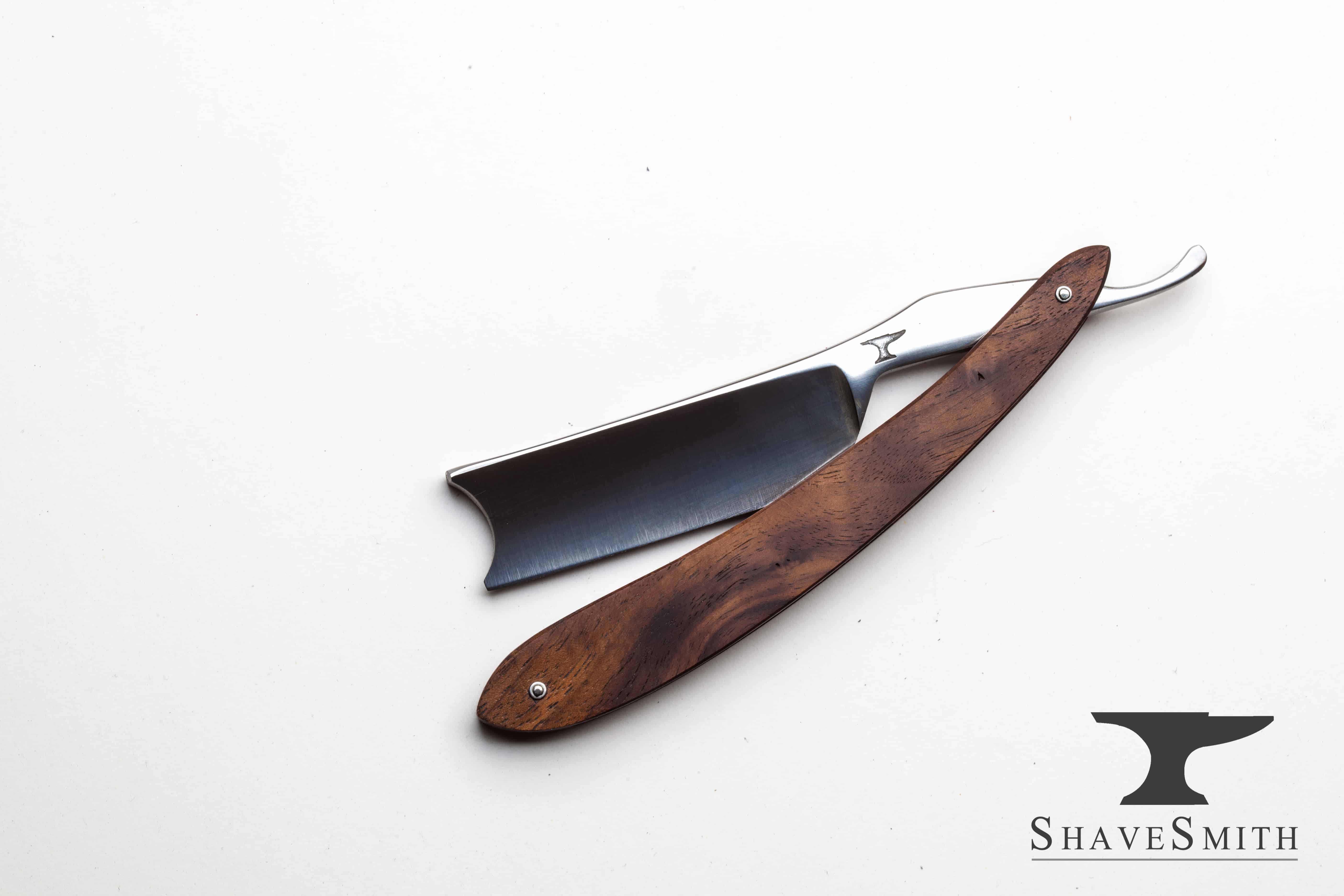 Koa Wood Custom Straight razor by ShaveSmith.